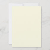 Chartreuse Blad Bruiloft Kaart (Achterkant)