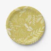Chartreuse Bramble | Festive Botanische Borden Papieren Bordje (Voorkant)