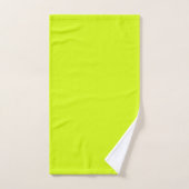 Chartreuse Couleur jaune uni (Serviette à main)
