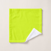 Chartreuse Couleur jaune uni (Gant de toilette)