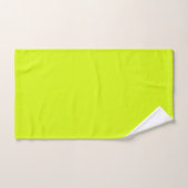 Chartreuse Couleur jaune uni (Serviette à main)
