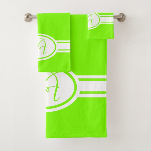 Chartreuse de couleur tendance Monogramme (En situation)