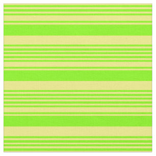 Chartreuse en gele lijnen stof