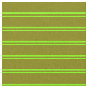 Chartreuse en groen gelinkt/gestreept patroon stof