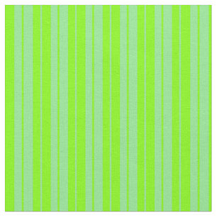 Chartreuse en Light Green Stripes/Lines Pattern Stof
