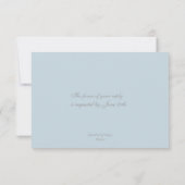 Chartreuse Fleurs Mariage RSVP (Dos)