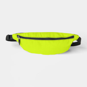 Chartreuse Geel effen kleur Heuptasje