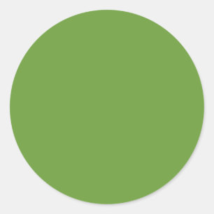 Chartreuse, geelgroen ronde sticker