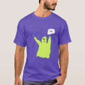 Chartreuse Ghostie Boo apparel T-shirt (Voorkant)