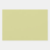 Chartreuse Gingham Inpakpapier Vel (Voorkant 3)