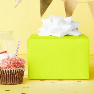 Chartreuse Glossy Wrapping Paper Cadeaupapier