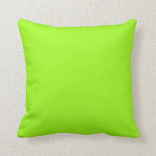 Chartreuse Green Background on a Pillow Kussen