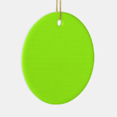 Chartreuse Green Background on an Ornament (Rechts)