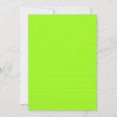 Chartreuse Green Invitation (Dos)