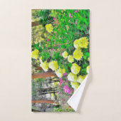 Chartreuse Green Limelight Hydrangea Garden Bad Handdoek (Handdoek)