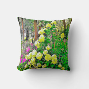 Chartreuse Green Limelight Hydrangea Garden Kussen