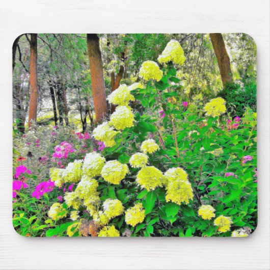 Chartreuse Green Limelight Hydrangea Garden Muismat (Voorkant)