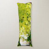 Chartreuse Green, Limelight Hydrangea Lichaamskussen (Voorkant Verticaal)
