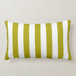 Chartreuse Green Stripes Kussen