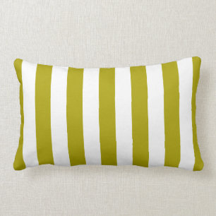 Chartreuse Green Stripes Kussen