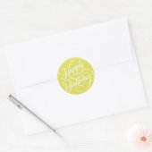 CHARTREUSE HAPPY BIRTHDAY | STICKER (Envelop)