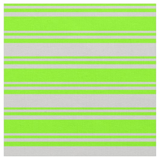 Chartreuse & Light Grey Pattern Stof (Close Up)