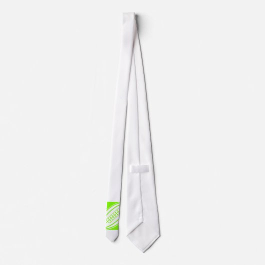 Chartreuse, Neon Green Rugby Stropdas (Achterkant)