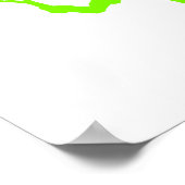 Chartreuse, Neon Green Tennis Poster (Hoek)