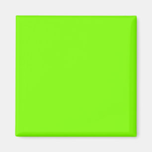 Chartreuse/Neon Groen 7FFF00 Kleur & Afbeelding Op Magneet