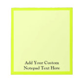 Chartreuse Notitieblok (Voorkant)