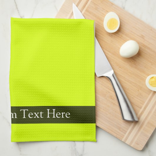 Chartreuse Theedoek (Quarter Fold)