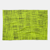 Chartreuse Tweed Theedoek (Horizontaal)