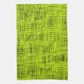 Chartreuse Tweed Theedoek (Verticaal)