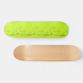 Chartreuse, uniek skateboard (Horizontaal)