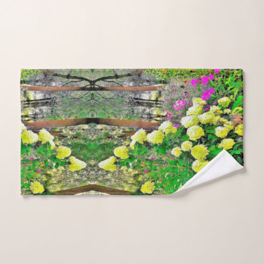 Chartreuse Vert Limelight Hydrangea Garden (Serviette à main)