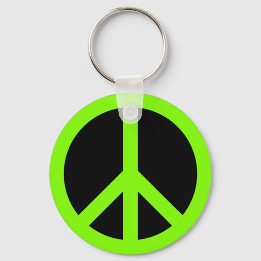 Chartreuse Vredessymbool Sleutelhanger (Voorkant)