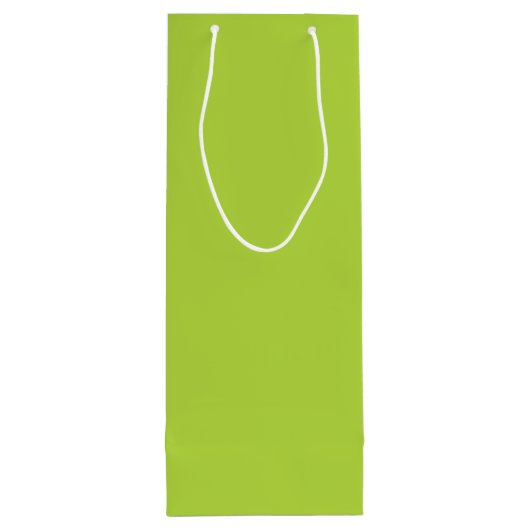 Chartreuse wit monogram bruiloft dank u wijn cadeautas (Achterkant)