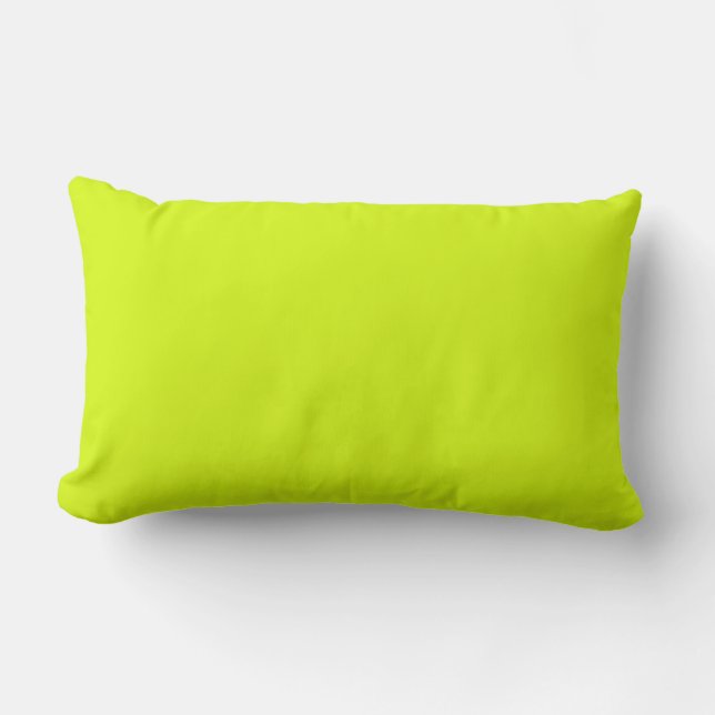 Chartreuse Yellow (vaste kleur) Kussen (Voorkant)