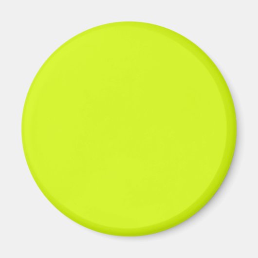 Chartreuse Yellow (vaste kleur) Magneet (Voorkant)