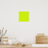 Chartreuse Yellow (vaste kleur) Poster (Keuken)