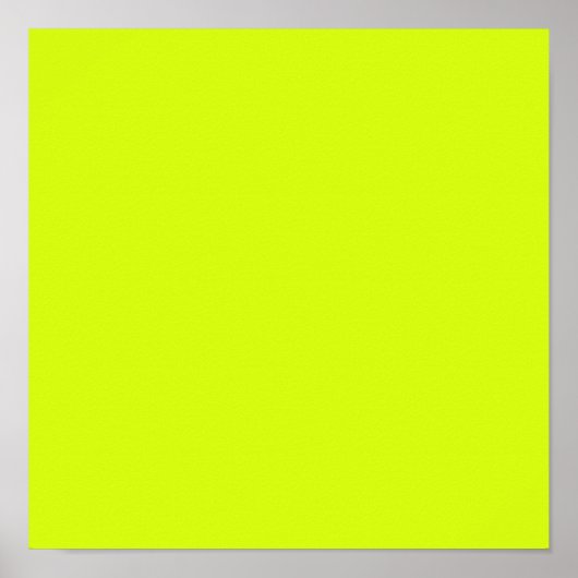 Chartreuse Yellow (vaste kleur) Poster (Voorkant)