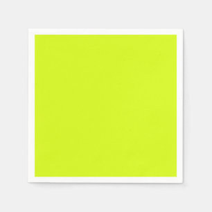 Chartreuse Yellow (vaste kleur) Servet