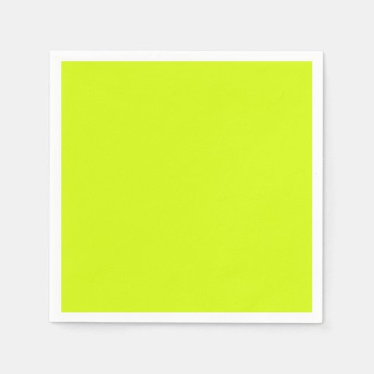 Chartreuse Yellow (vaste kleur) Servet (Voorkant)