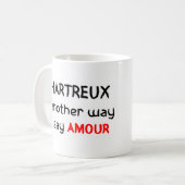 chartreux amour café tasse (Devant gauche)