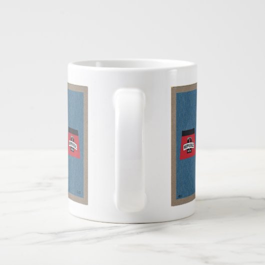 Chas M. White jumbo mok (Achterkant)