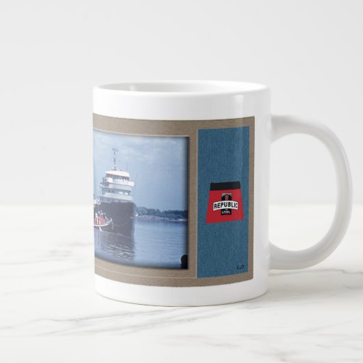 Chas M. White jumbo mug (Droite)