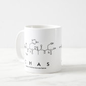 Chas peptide nom mug (Devant gauche)