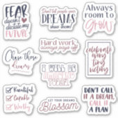 Chase Ces Dreams 10pc Sticker étanche (Devant)