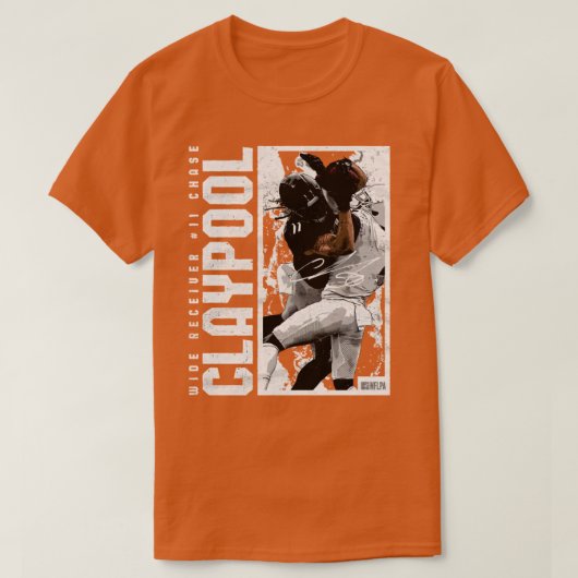 Chase Claypool vangst T-shirt (Design voorkant)