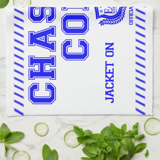 Chase Cobalt Theedoek (Gevouwen)